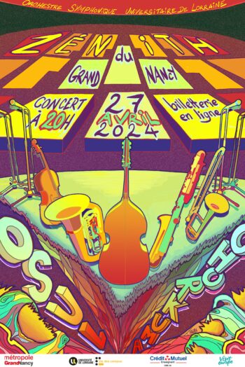 affiche Orchestre Symphonique Universitaire Lorraine